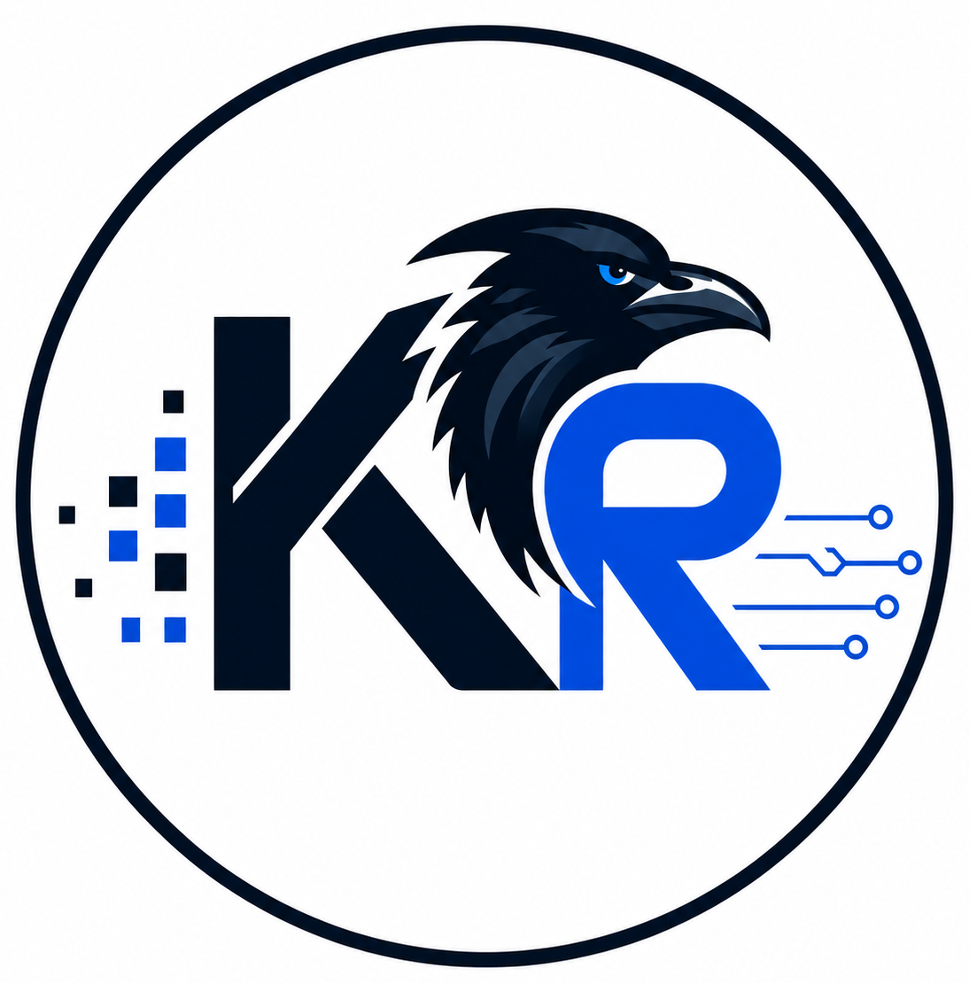 KIMES RAVEN official round stamp